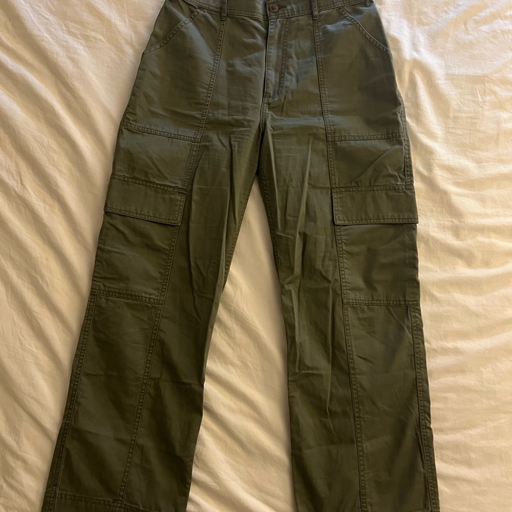 Abercrombie Olive Cargo Pants
